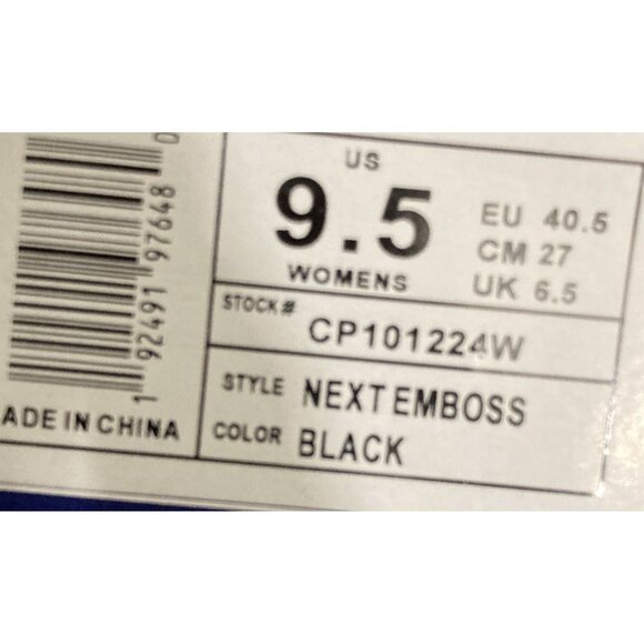 New Champion Next Emboss Women's Size 9.5 Athletic Sneakers Black CP101224W NIB - Picture 8 of 8